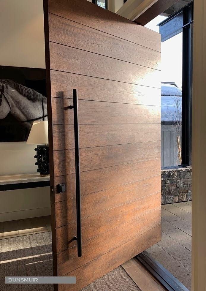 Custom wooden door project