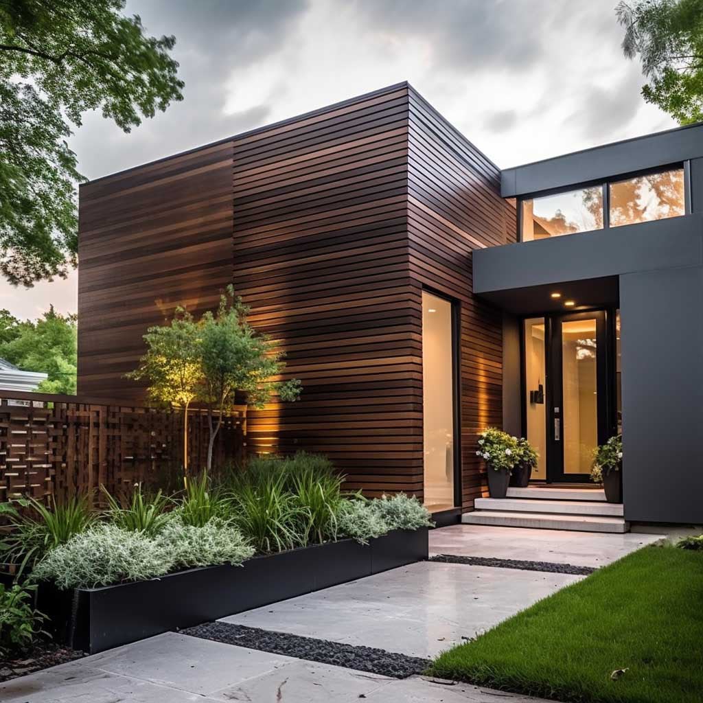Wood house project